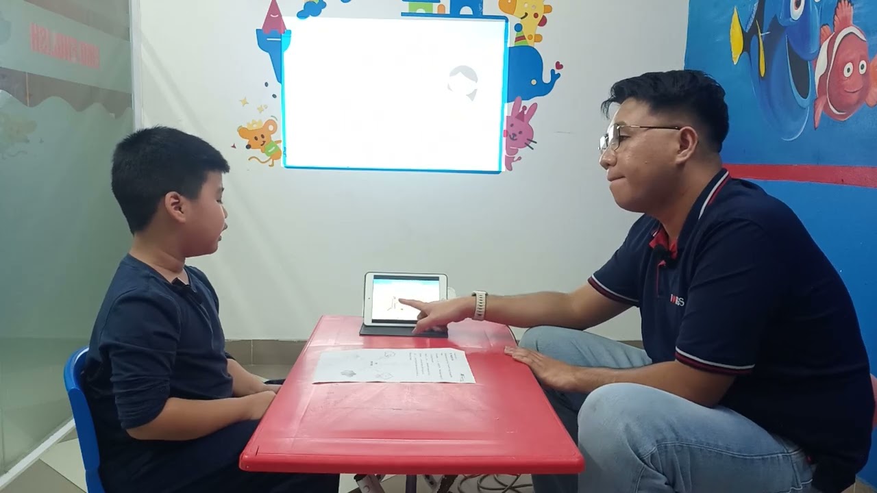 Minh Quân - K2K- Test 1 -  Hệ thống Anh ngữ Nemo - Tiếng Anh trẻ em 4-15 tuổi