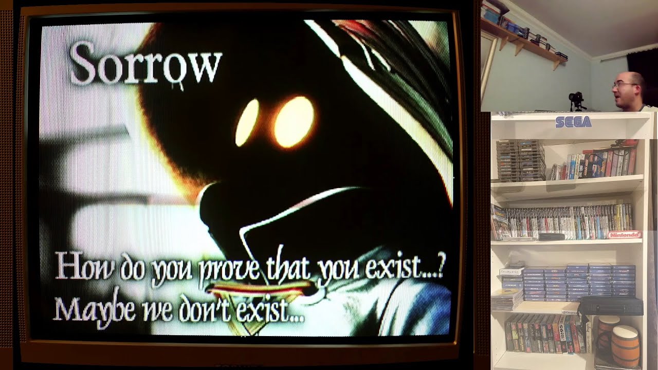 Final Fantasy IX played on CRT TV old tube