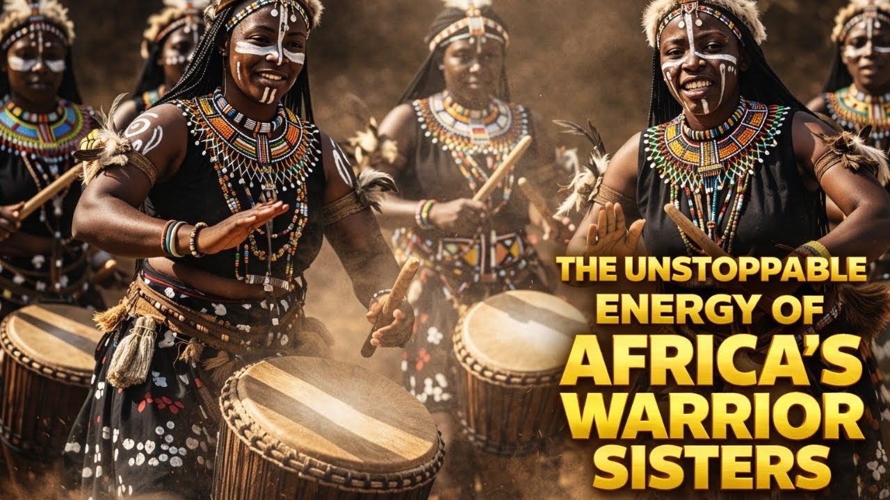 🔥 African Warrior Sisters 🪘 Powerful Tribal Drum Rituals Led by Women | Unstoppable Ancestral Energy