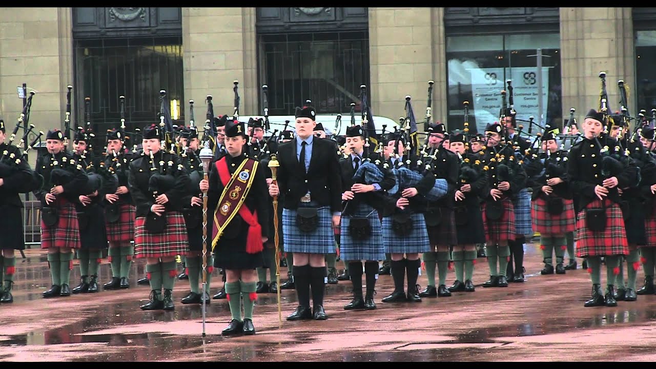 Cadets brave the elements at Glasgow