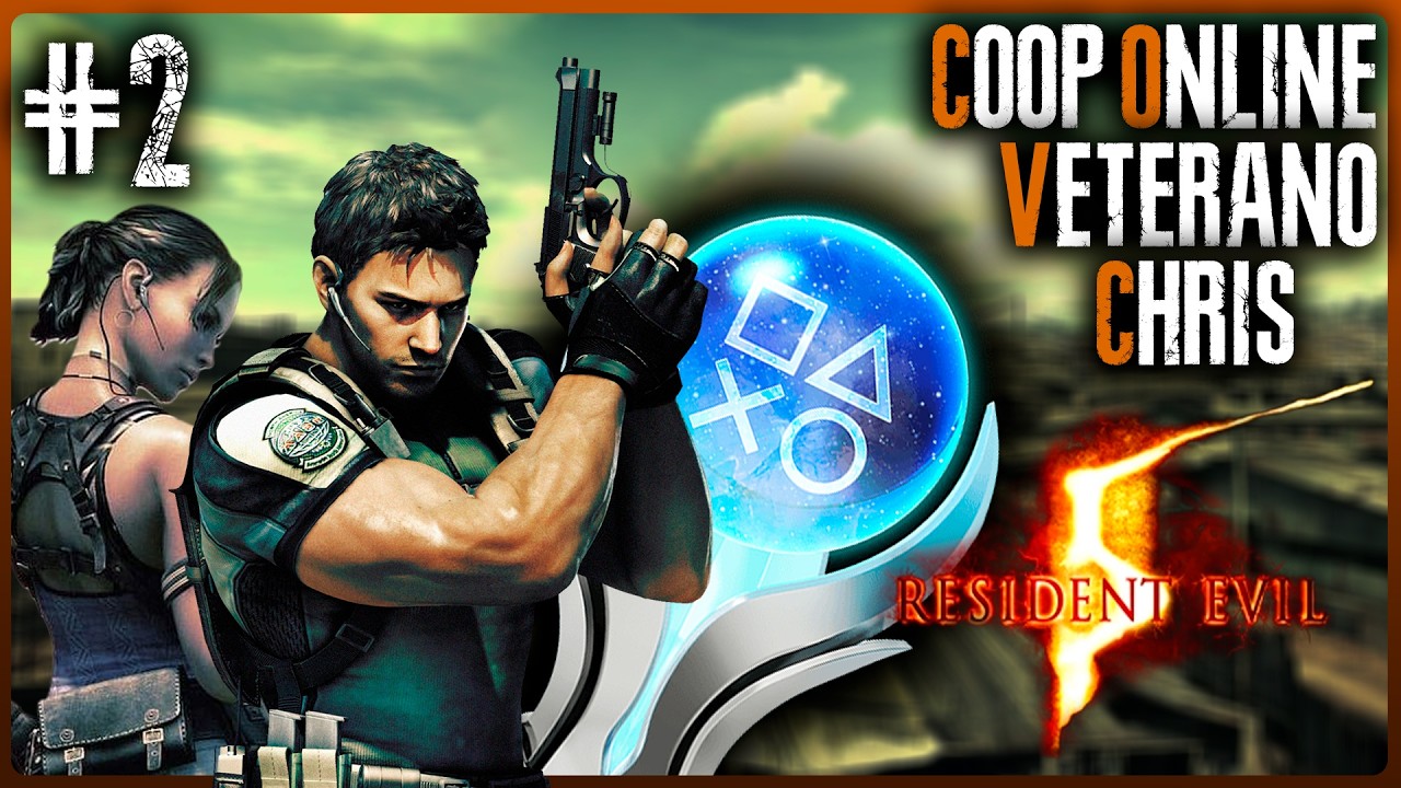 Jogando de Chris no Veterano com Ura Platina | Resident Evil 5 | Parte 2