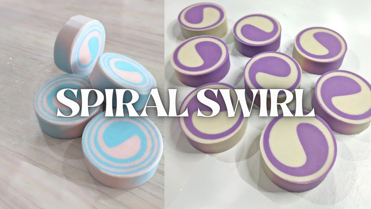 SPIRAL SWIRL TECHNIQUE , saponificado en frio
