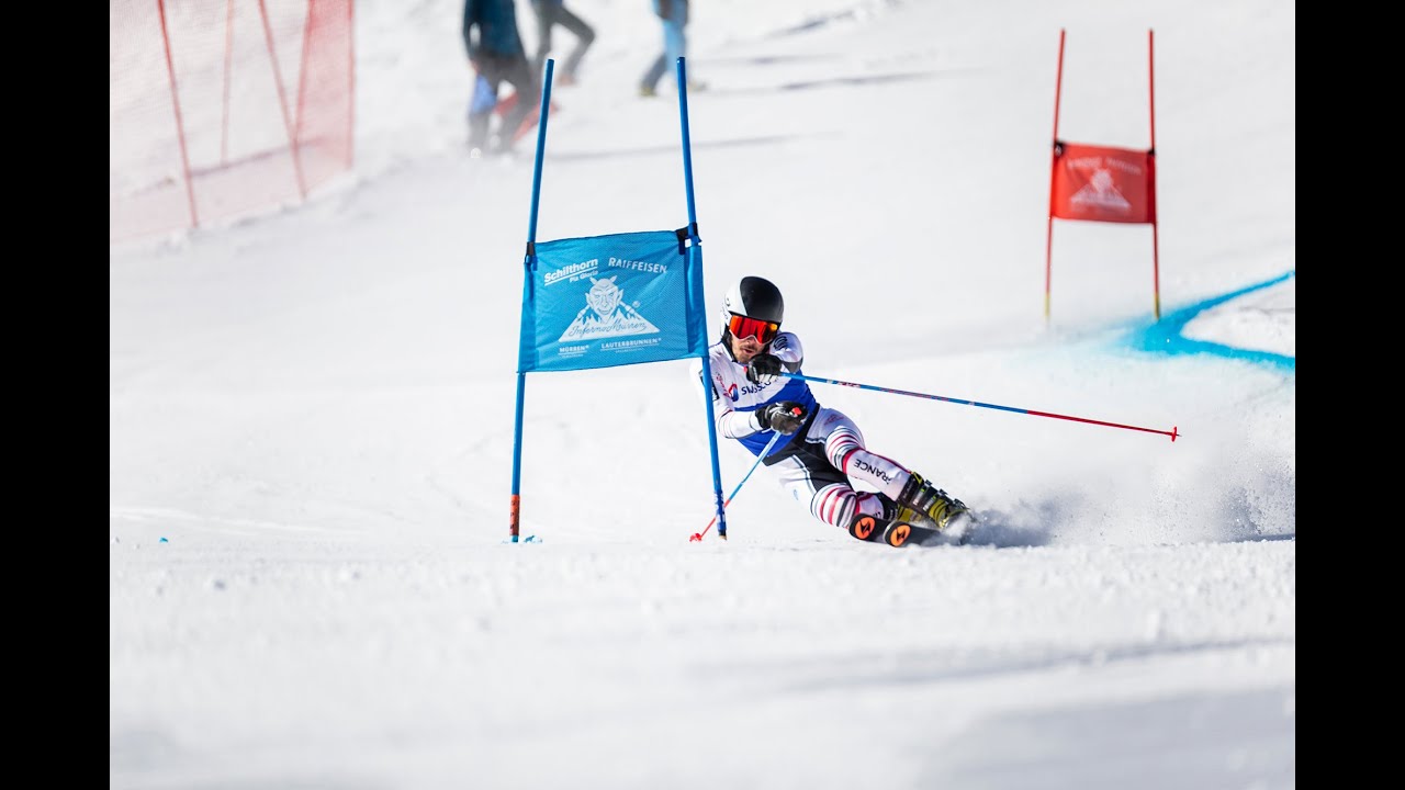 Telemark Sprint race in Mürren, Switzerland, 2022