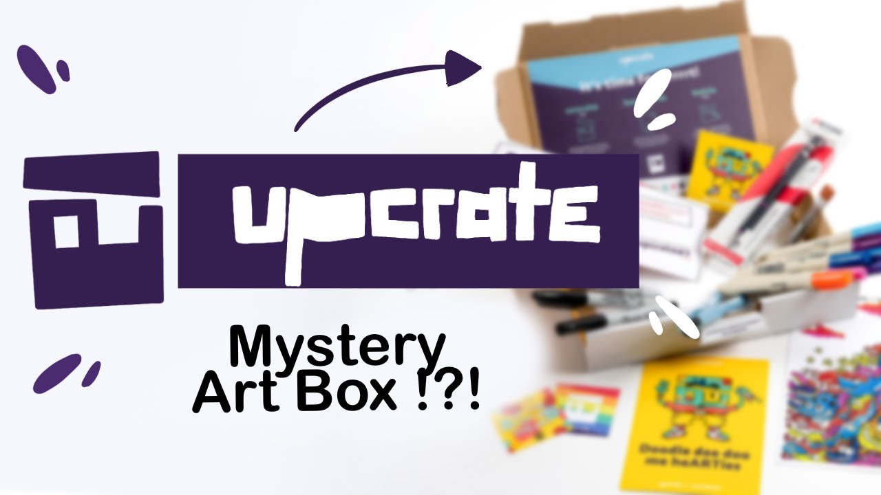 Upcrate UNBOXING!! // Mystery Supplies!! // EmilyArts
