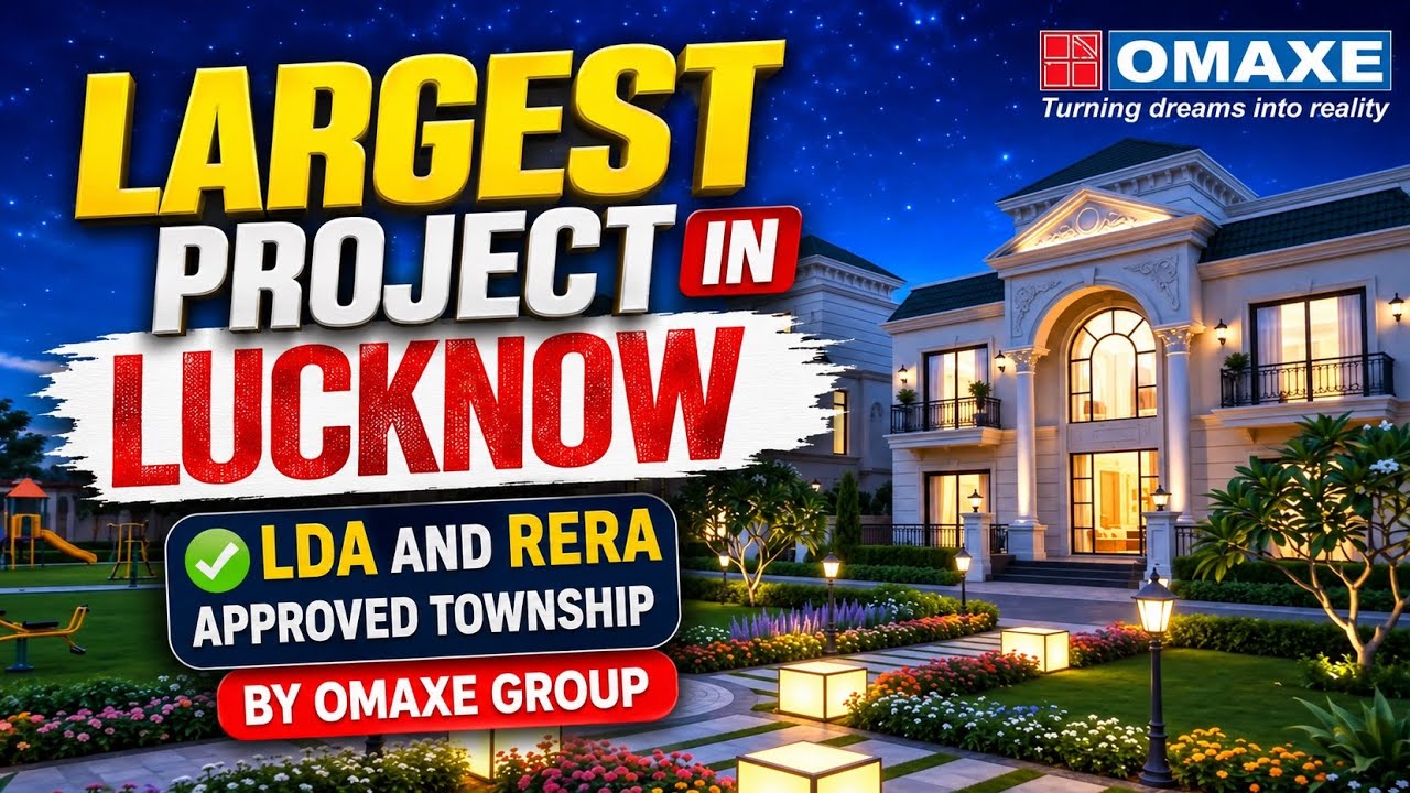LARGEST PROJECT IN LUCKNOW: LDA & RERA APPROVED TOWNSHIP BY OMAXE GROUP | Omaxe Metro City Lucknow