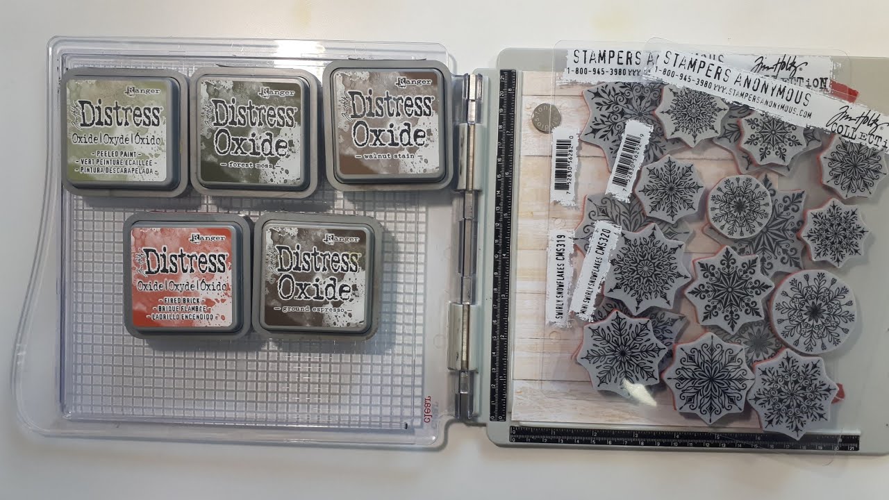 December Daily Foundation Page: Stamp Your Own Pattern Paper