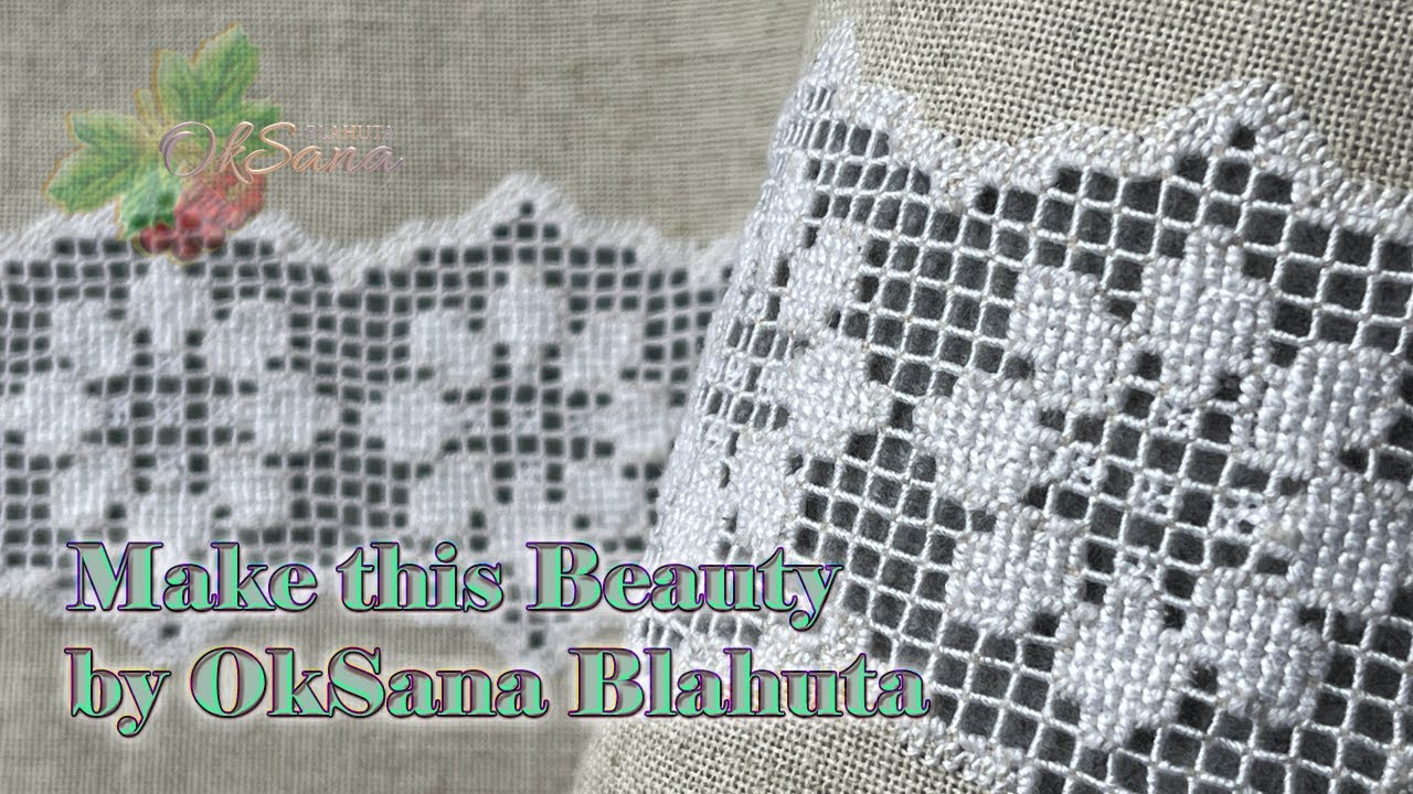 ВИШИВАННЯ красивої ажурної КАЙМИ | Hand Embroidery