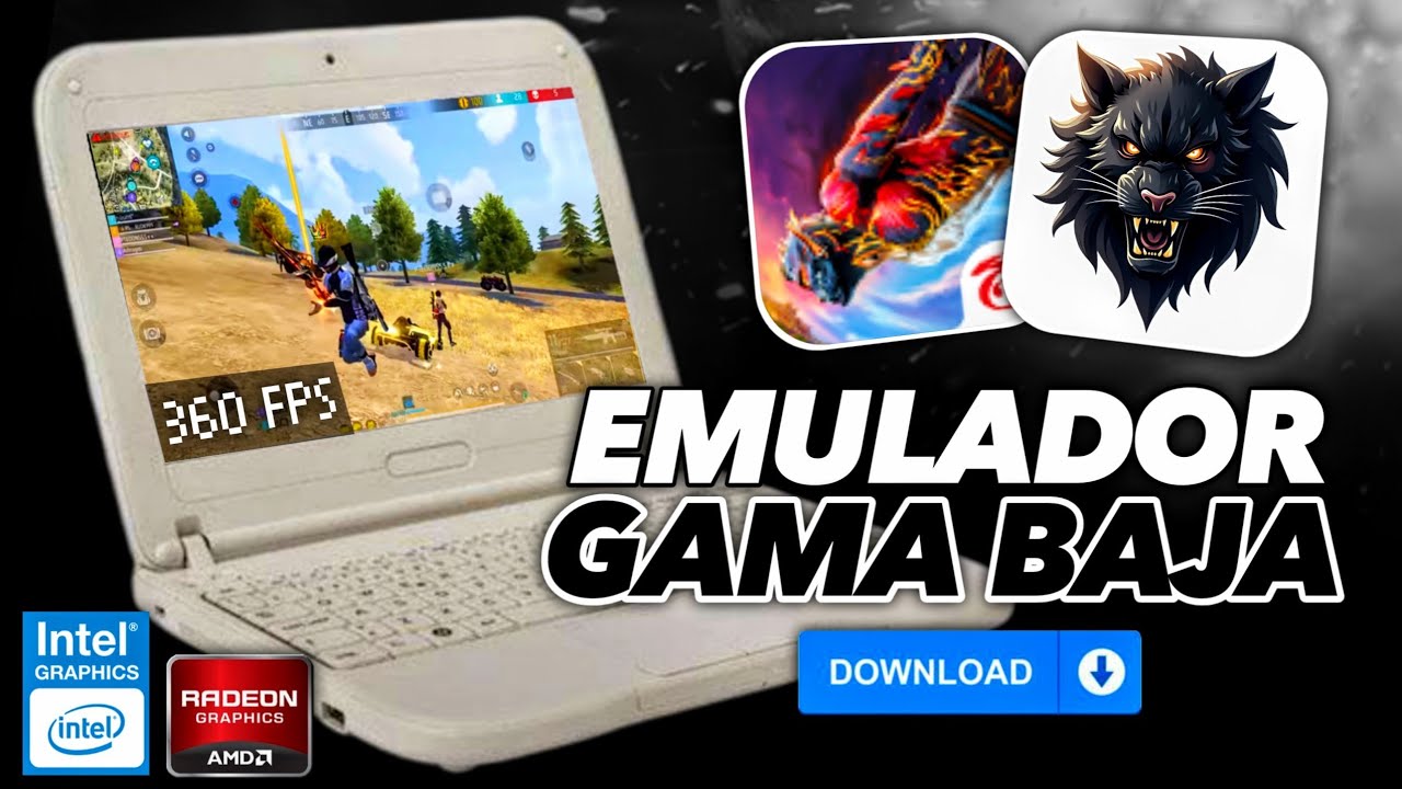 DESCUBRÍ EL MEJOR EMULADOR LIGERO PARA FREE FIRE 😱 EN CUALQUIER PC! 😈 Como DESCARGAR Free Fire en PC