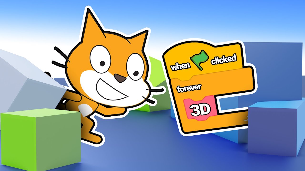 Как создать 3D-игру в Scratch
