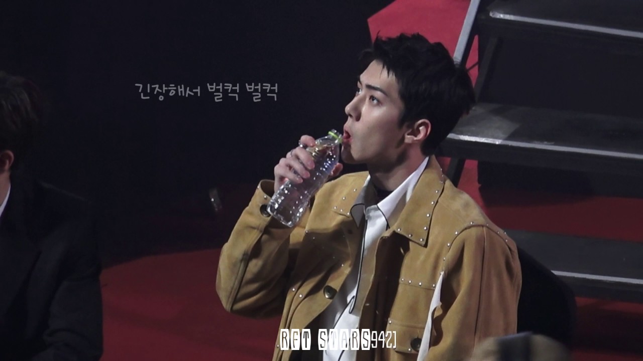 170222 가온 EXO 엑소 가수석 세훈 SEHUN - 로또 안무+독무 춤 연습하는 프로 아이돌 삐약이 (긴장) @ GAON chart
