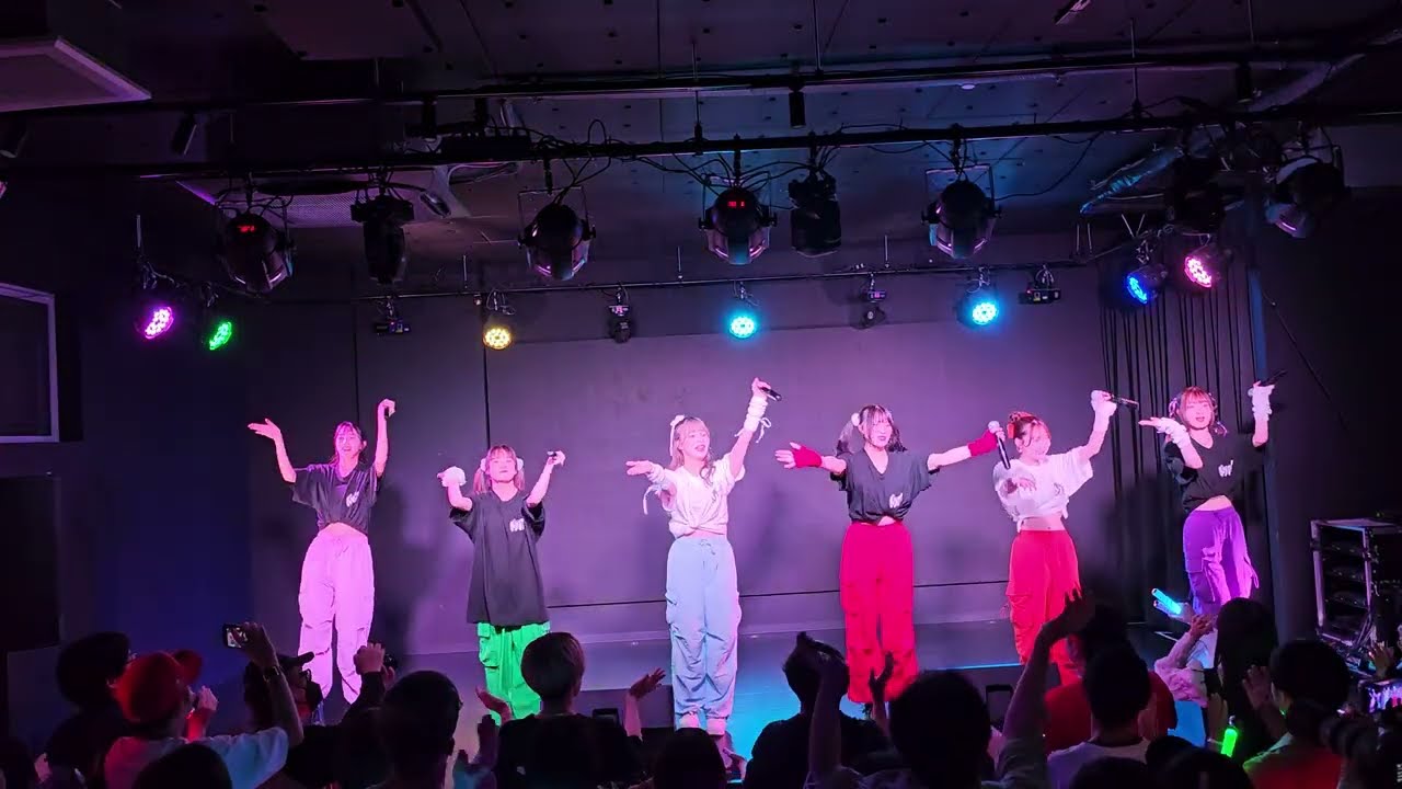 【4K】2024.5.20　瞬きもせず　ダックスフンドの回し蹴り～まわせ！まわせんせーしょん～弱虫の恋の唄～Travel Diva～サメ～ぼんぼんぼんじょび　瞬きもせず決起ライブにて