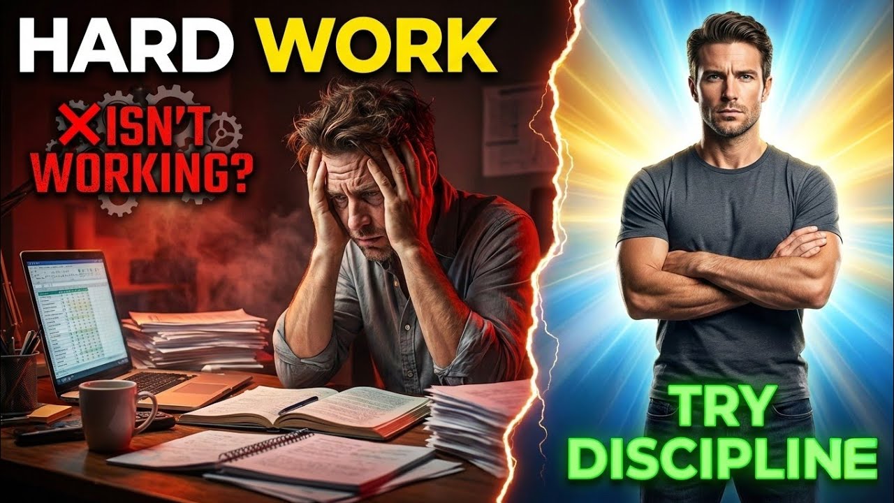 Why Hard Work Isn’t Working | Discipline Over Motivation|why hard work isn't working
