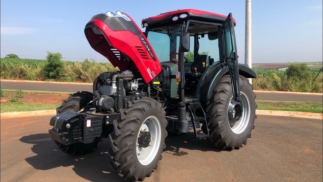MOSTRANDO O TRATOR YANMAR SOLIS 90 CABINADO EM DETALHES!