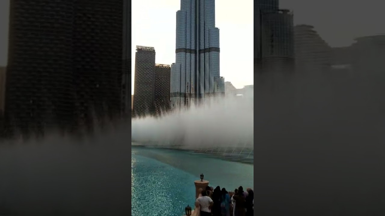 burj Khalifa water foul music