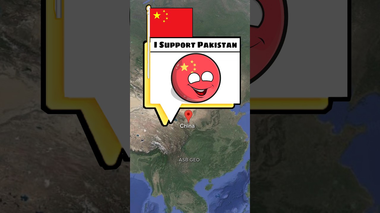 Countries that Support India or Pakistan #shorts