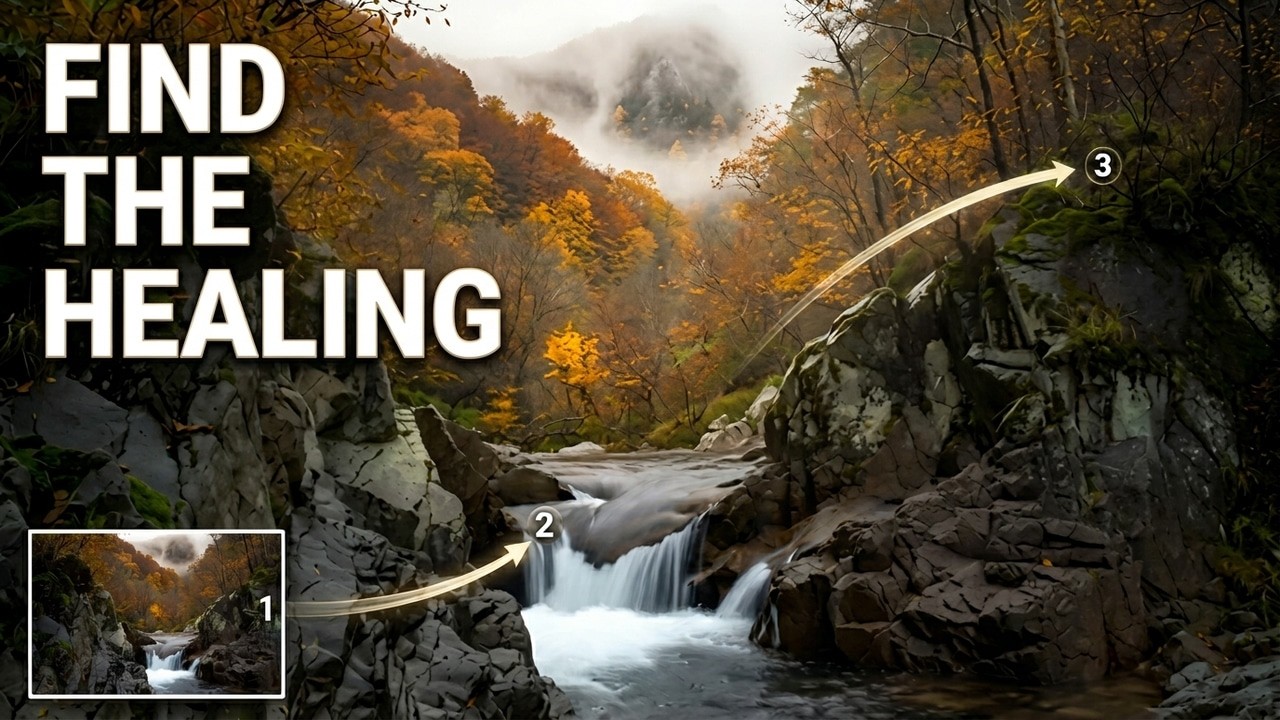 Valley Water Sounds 🌧️🌙 계곡 물소리 | Nature ASMR for Healing or Relaxation #계곡물소리 #시냇물소리