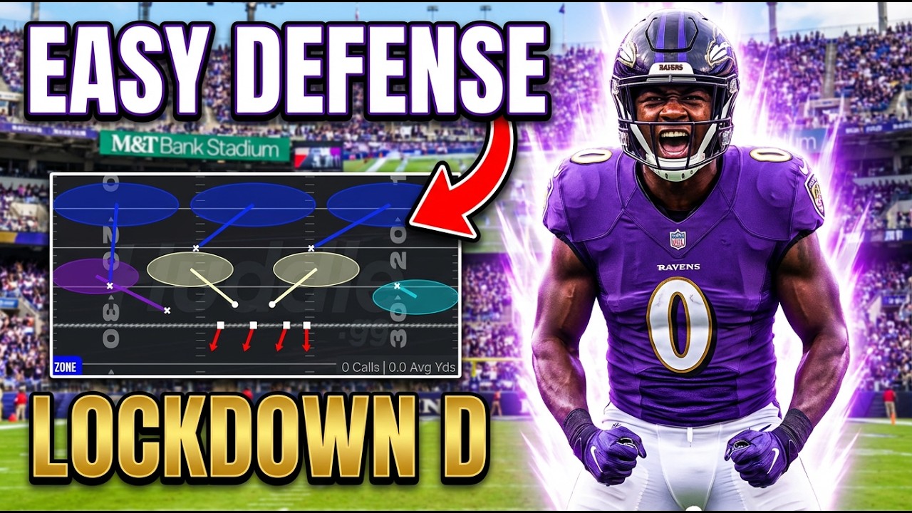 Самая простая защита, которую сейчас никто не использует в Madden 26! (Руководство по защите от 3...