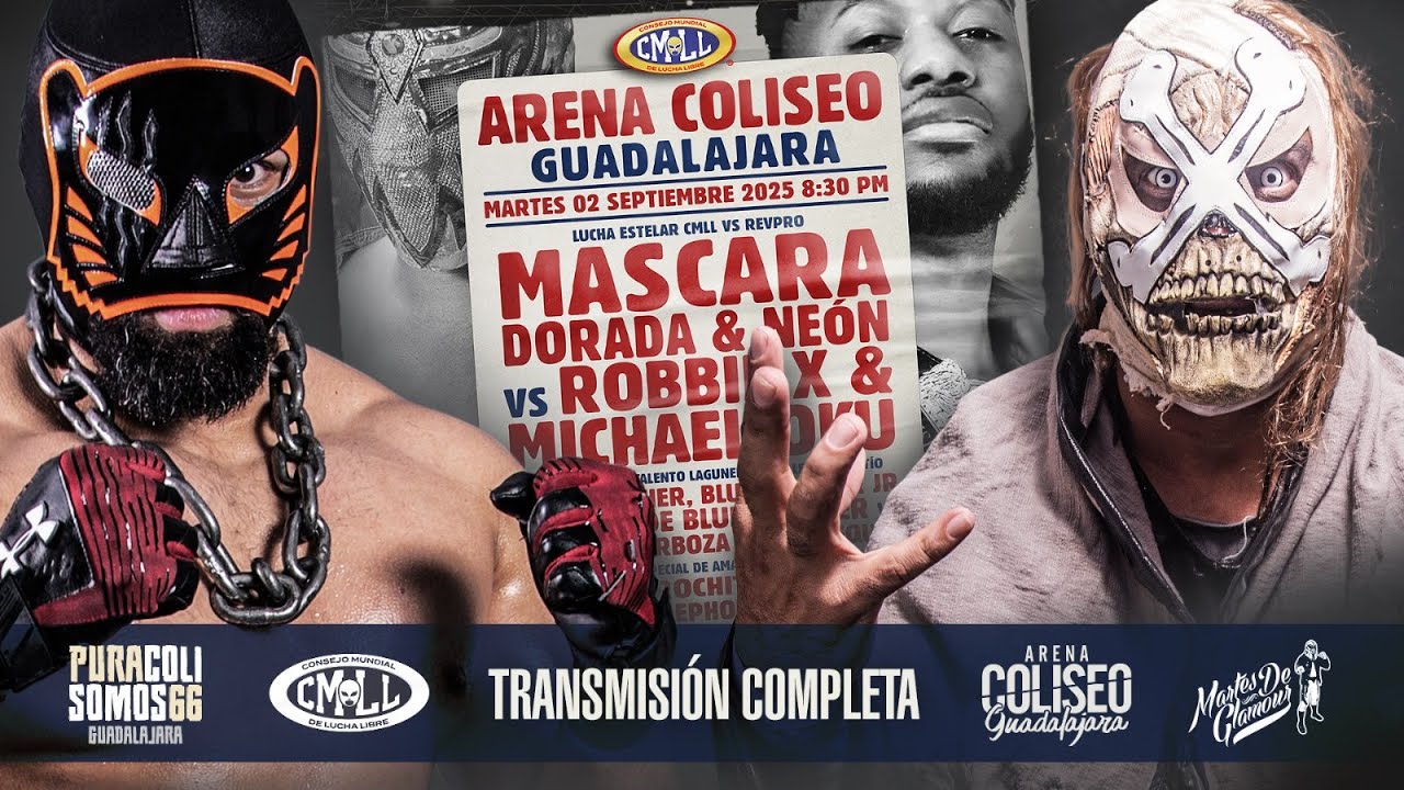 CMLL DESDE LA ARENA COLISEO DE GUADALAJARA: 02 DE SEPTIEMBRE 2025