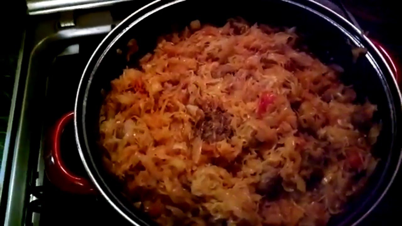 Hungarian Székelygulyás (Sauerkraut Goulash) - Light version with Turkey!