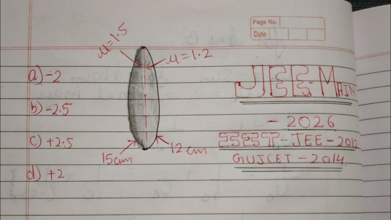 A biconvex lens is formed by using two thin planoconvex lenses as shown in the figure.The refractive