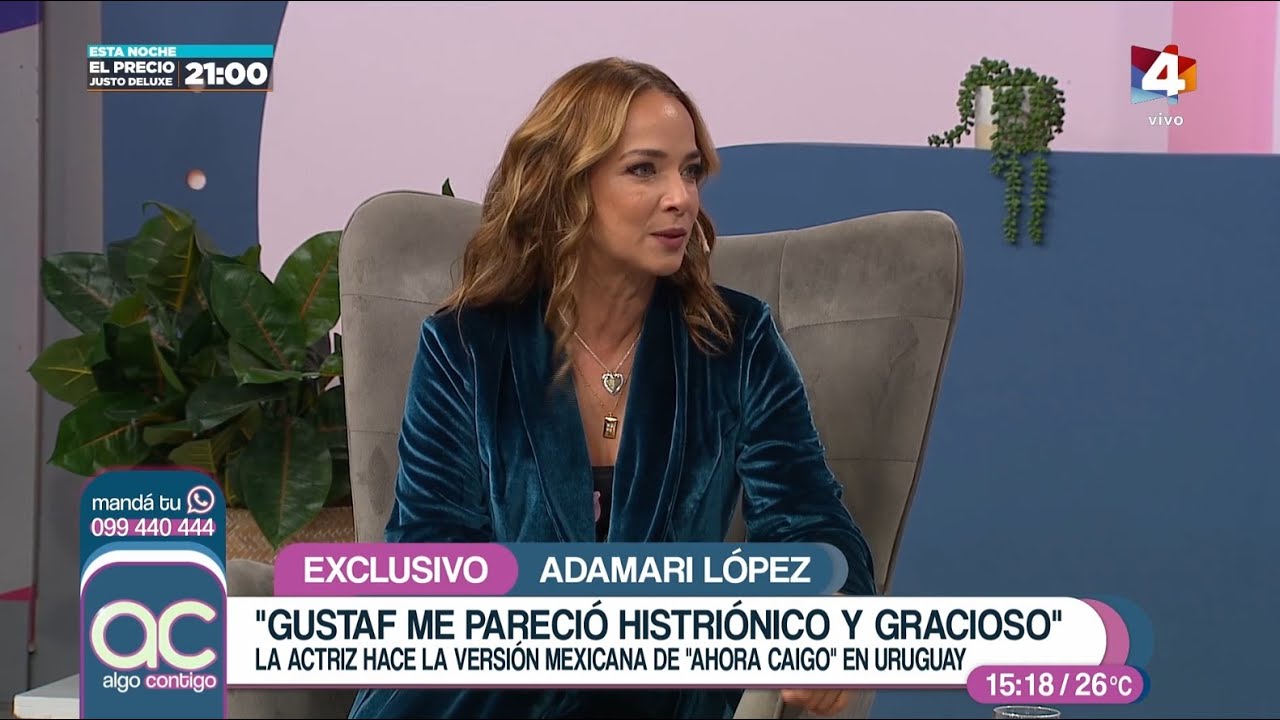 Algo Contigo - Nos visita Adamari López, la estrella de las telenovelas mexicanas