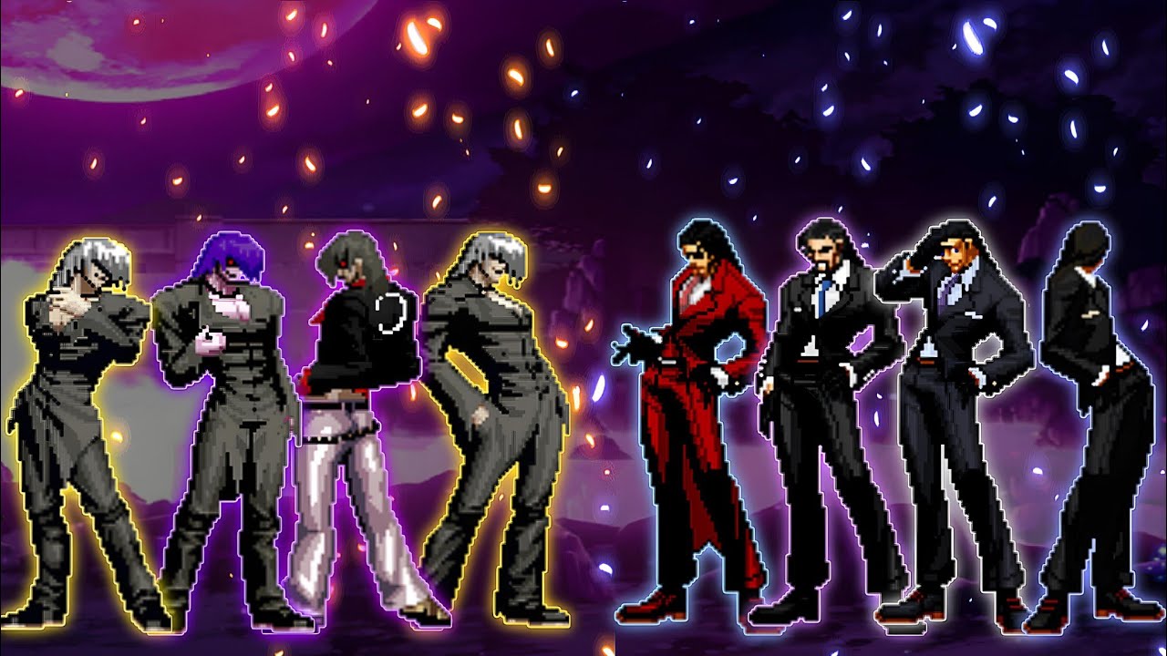 [KOF Mugen] Element Team VS. Gustab Team