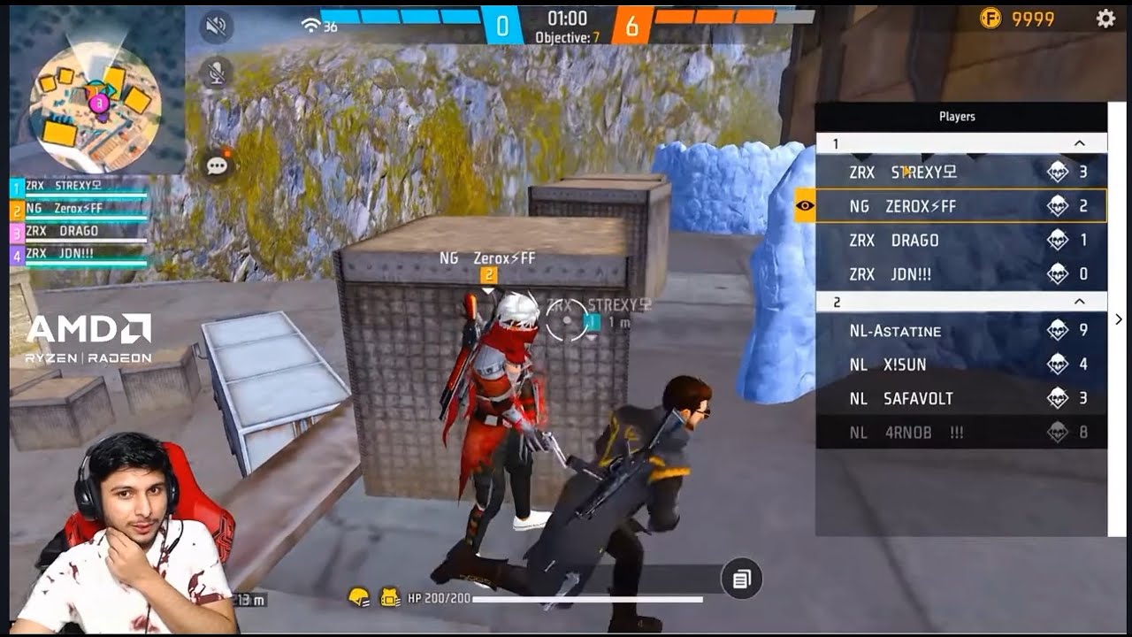Zerox FF 🇳🇵Pc Squad Vs Astatine 🇧🇩 Pc Squad 🗿🌪️ | got defeat 0 - 7 💀 @NonstopGaming_ Live,