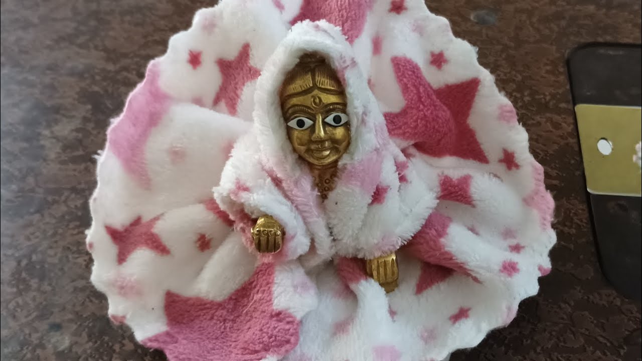 मात्र 10 ₹ के रुमाल से बनाएं गोपाल जी की सर्दी  पोशाक/Laddu gopal dress