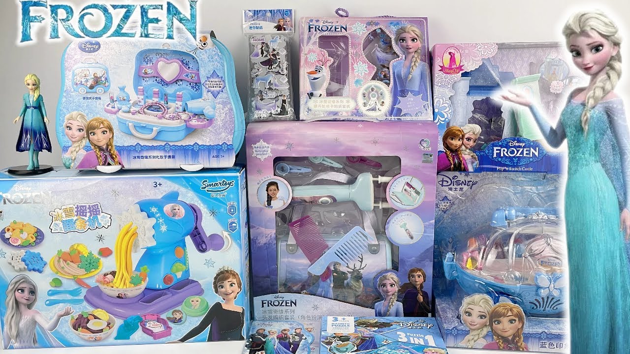 15 minutes Disney Frozen Toy Collection Unboxing | Pop Adventures | ELSA TOYS ASMR Unboxing