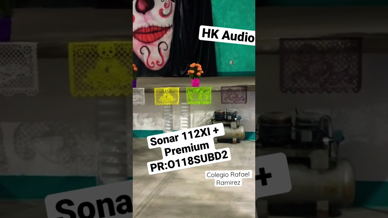 Suena con Sonar HK Audio + Premium PR:O 118SUBD2 HK Audio 🔊✅D&iacute;a de muertos Colegio Rafael Ram&iacute;rez👻
