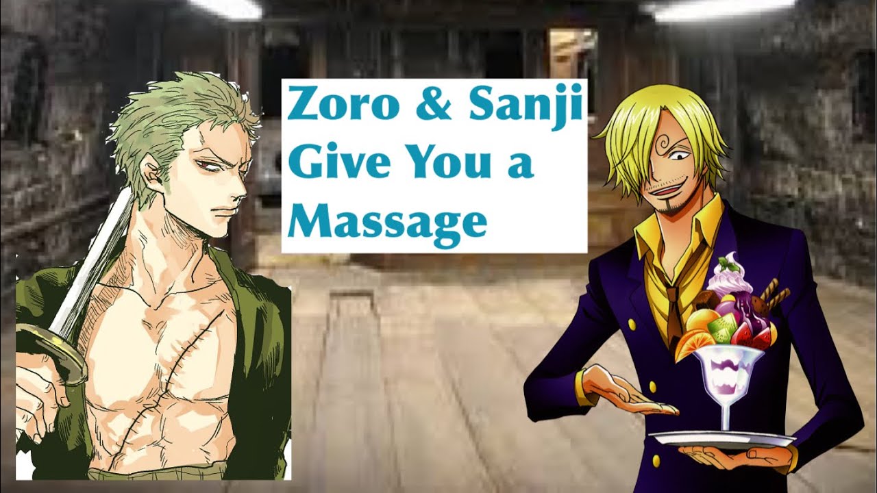 🎧Zoro & Sanji Give You a Massage [ASMR/One Piece] [Massage] [Flirty] [Shy Listener] [Kisses]