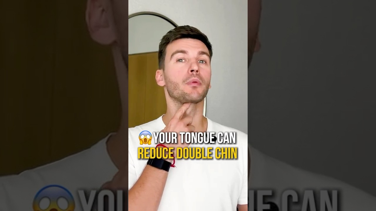 REDUCE DOUBLE CHIN 🔥 #osteopathy #skincare #antiaging #antiwrinkles #antiaging #faceyoga