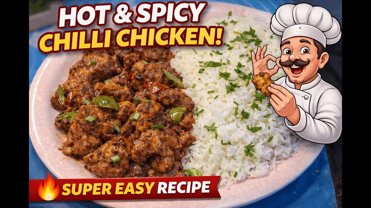 Hot & Spicy Chilli Chicken 🔥 Restaurant-Style at Home!