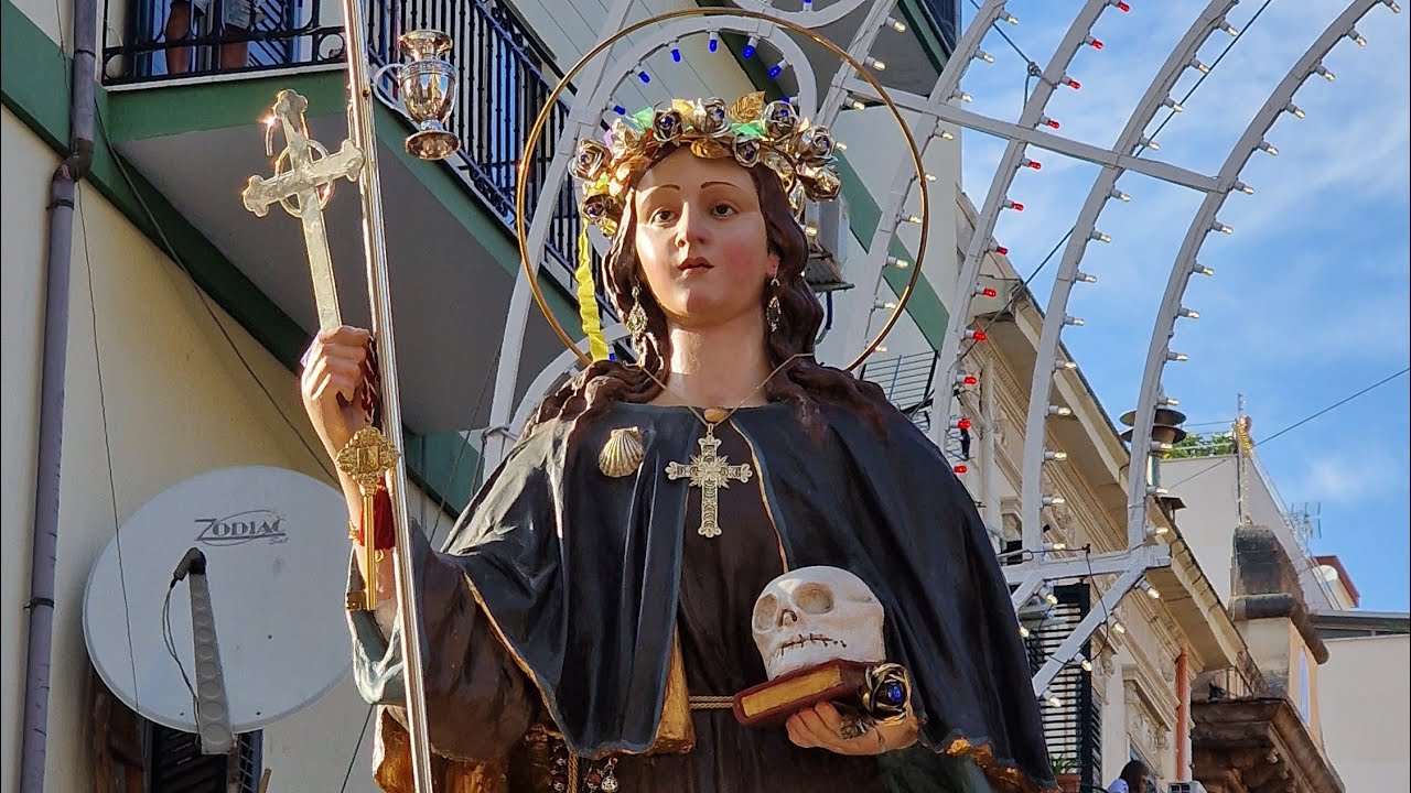 (PALERMO) - PROCESSIONE SANTA ROSALIA AL MARABITTI (4K) 07/09/2025