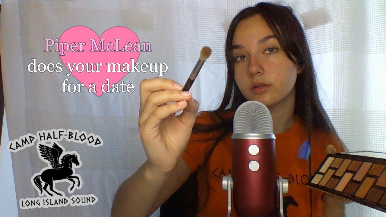 ASMR Piper McLean does your makeup for a date 💞 gender neutral, personal attention, whispered 💞