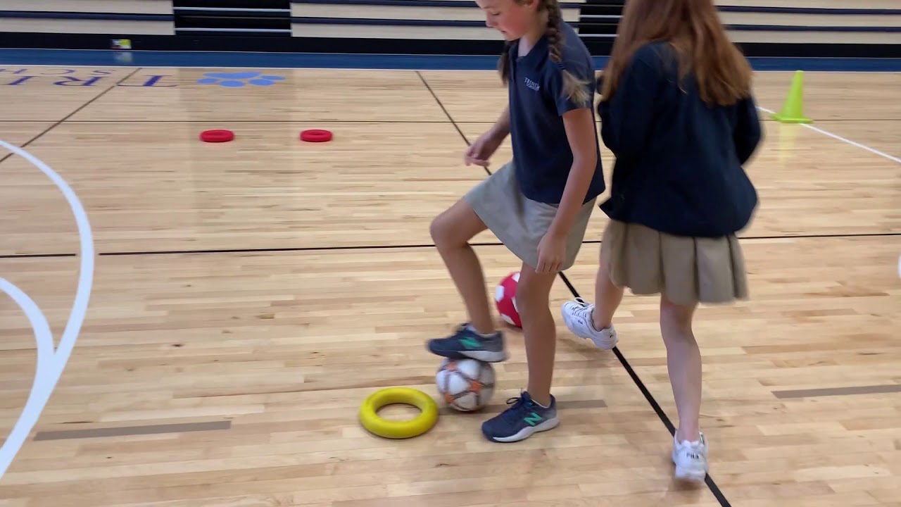 Lord of the Deck Rings - PE Soccer Warm-up