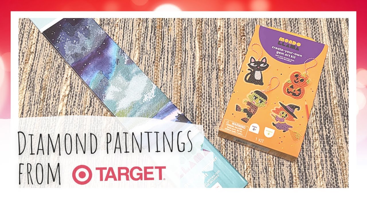 Target has Diamond Paintings?? Unboxing two beginner & budget kits