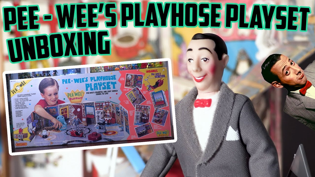 Pee-Wee's Playhouse Playset Vintage Unboxing and Review