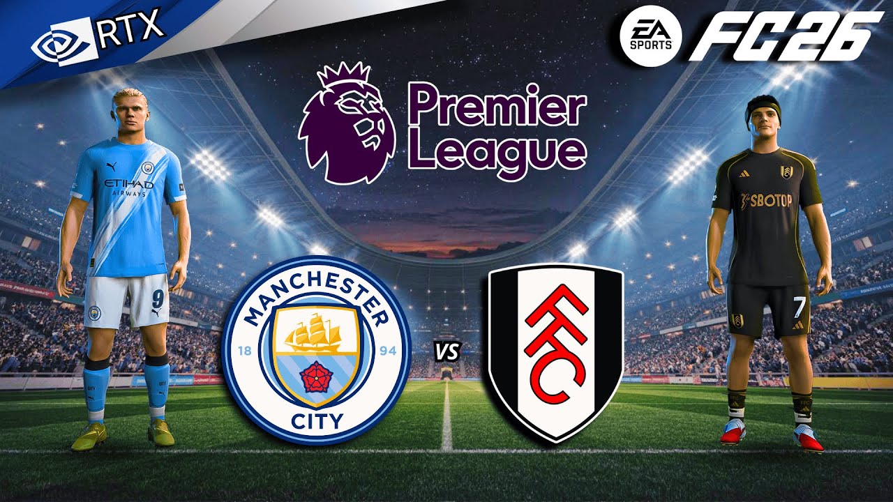 FC 26 - Manchester City vs Fulham Ft. Haaland, Cherki | Premier League 25/26 Full Match | PC™ [4K60]