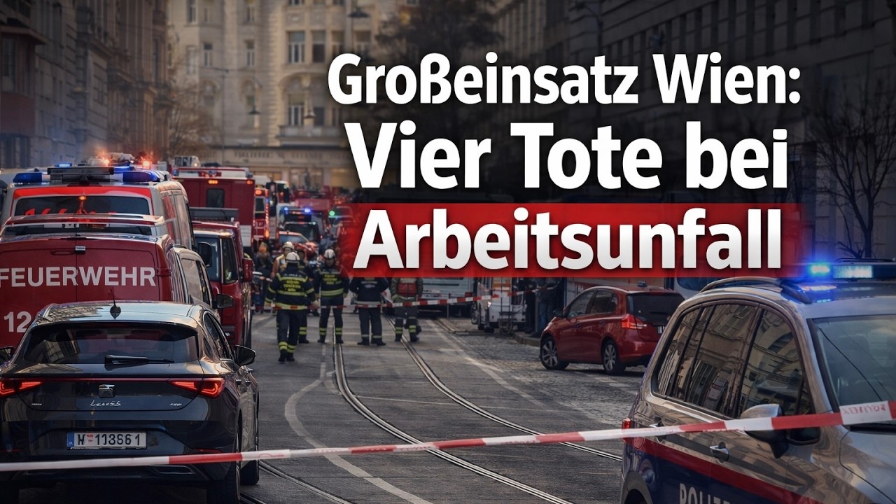 GROßEINSATZ WIEN | Arbeitsunfall fordert 4 Todesopfer | 17.03.2026