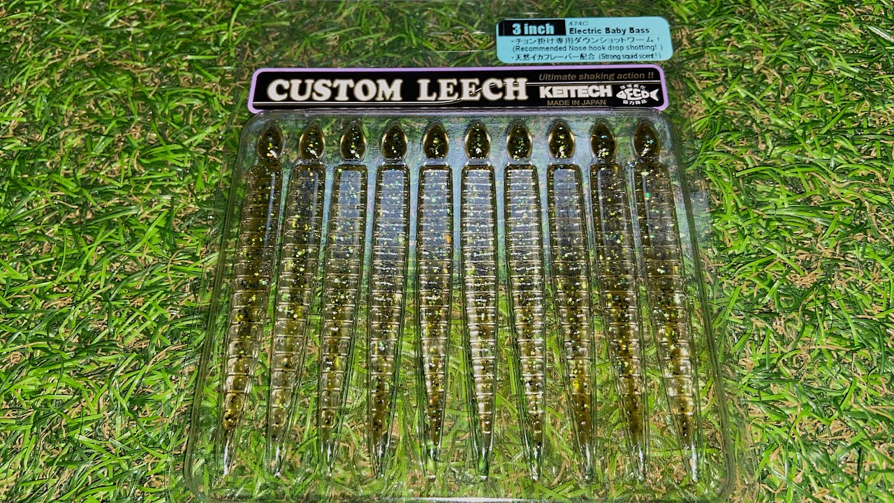 Обзор силиконовой приманки Keitech Custom Leech по заказу Fmagazin