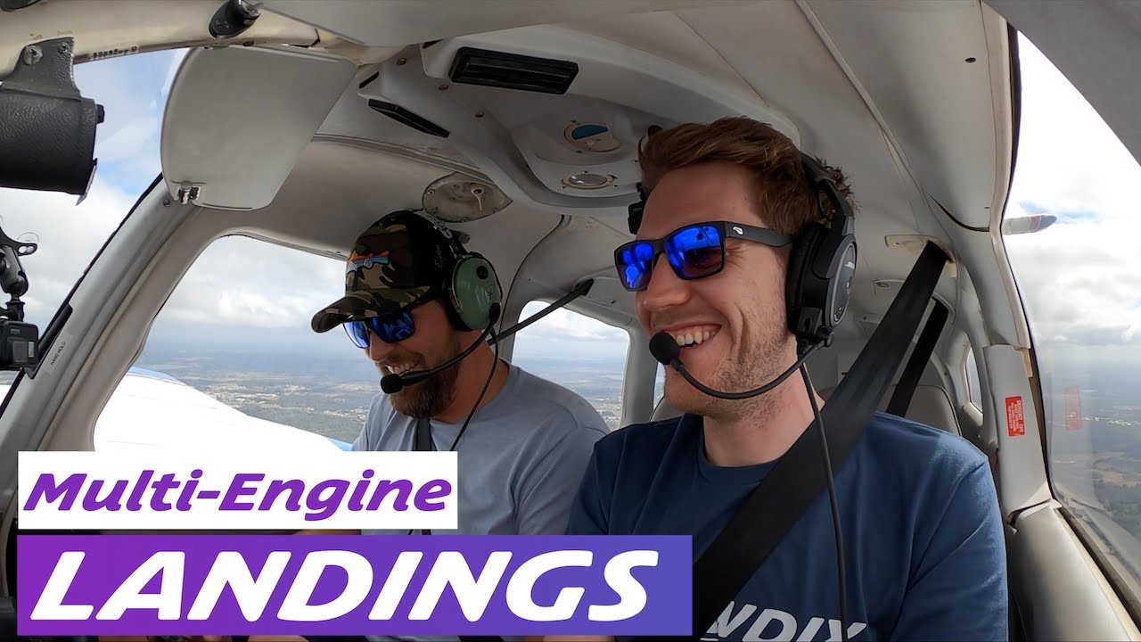 My Best Multi-Engine Landings Yet | Piper Seminole