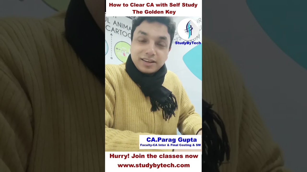 How I Clear CA with Self Study | by Parag Gupta