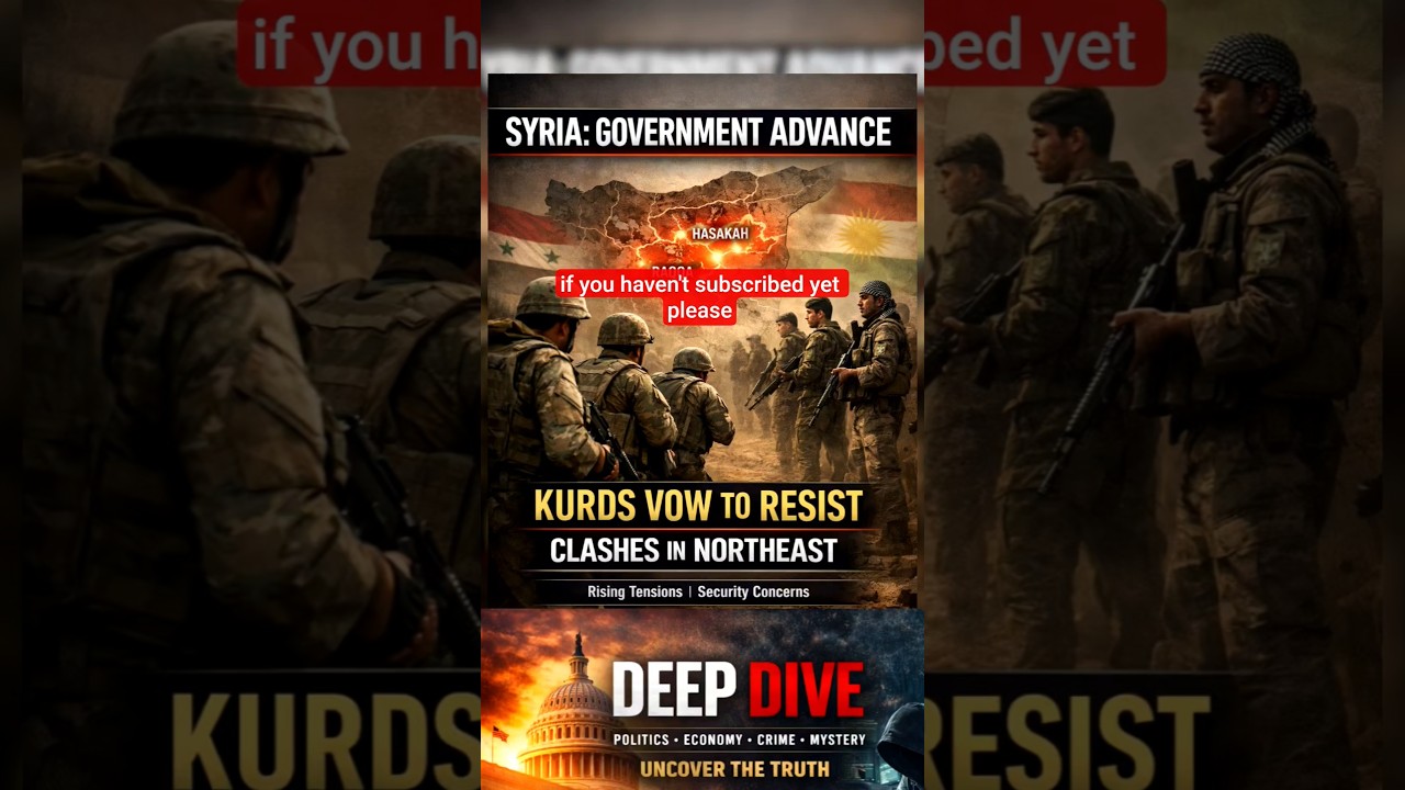 Syria Conflict: Government Forces Advance, Kurds Vow to Resist | 30-Second Update