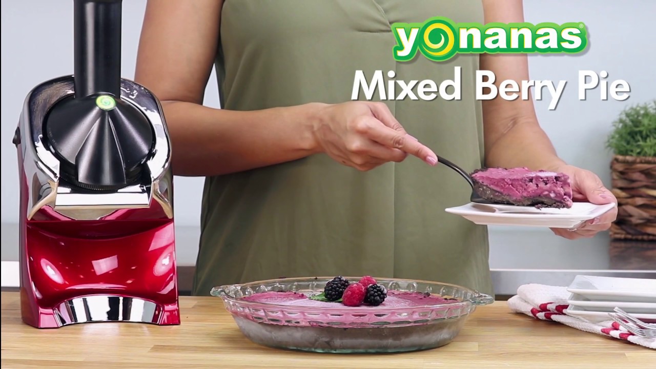 Mixed Berry Yonanas Pie
