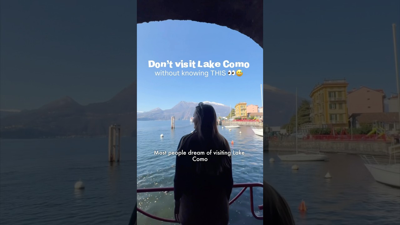 Don&rsquo;t make this mistake when visiting Lake Como 😅 #travel #italy #traveltip