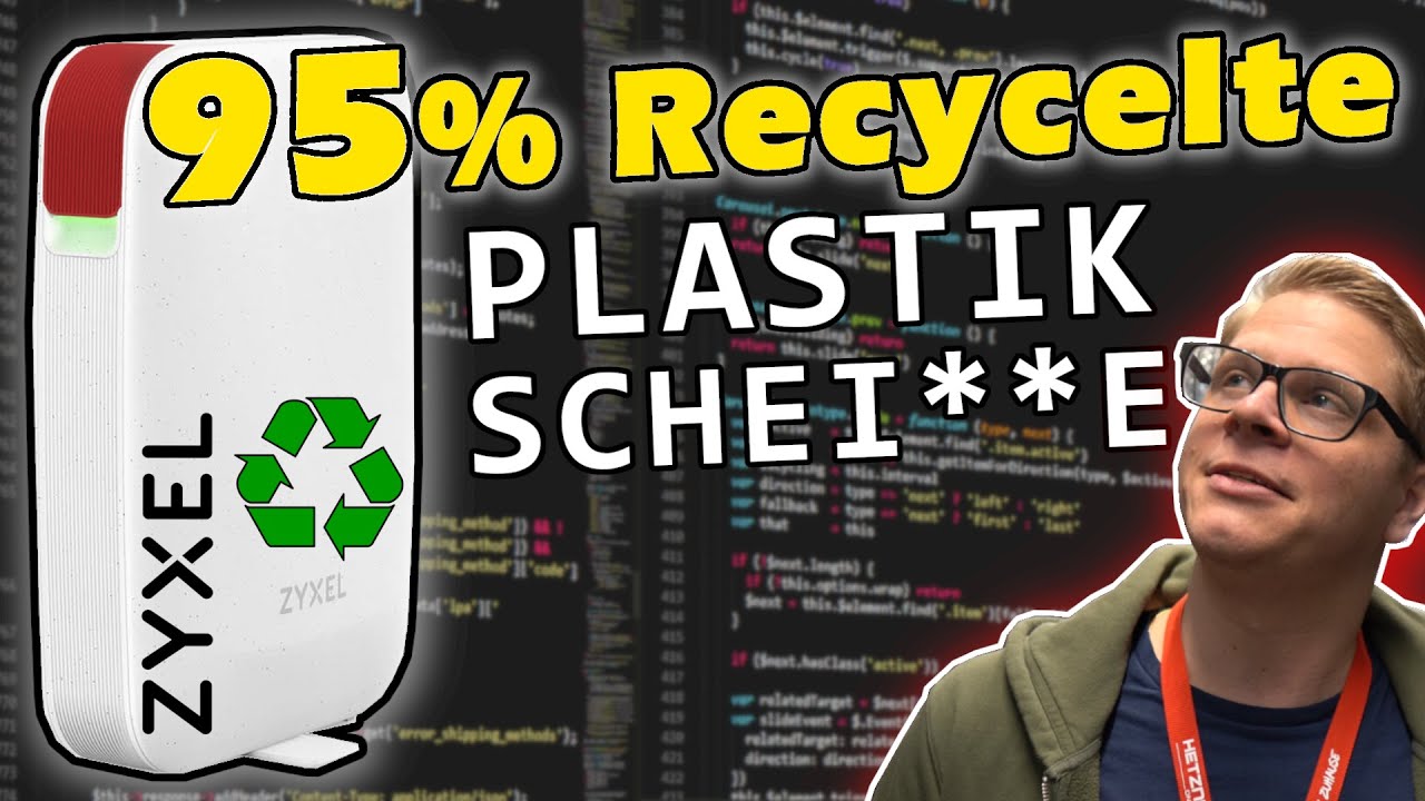 95 % recycelte Plastik Schei**e 💩 von Zyxel - USG Lite 60AX