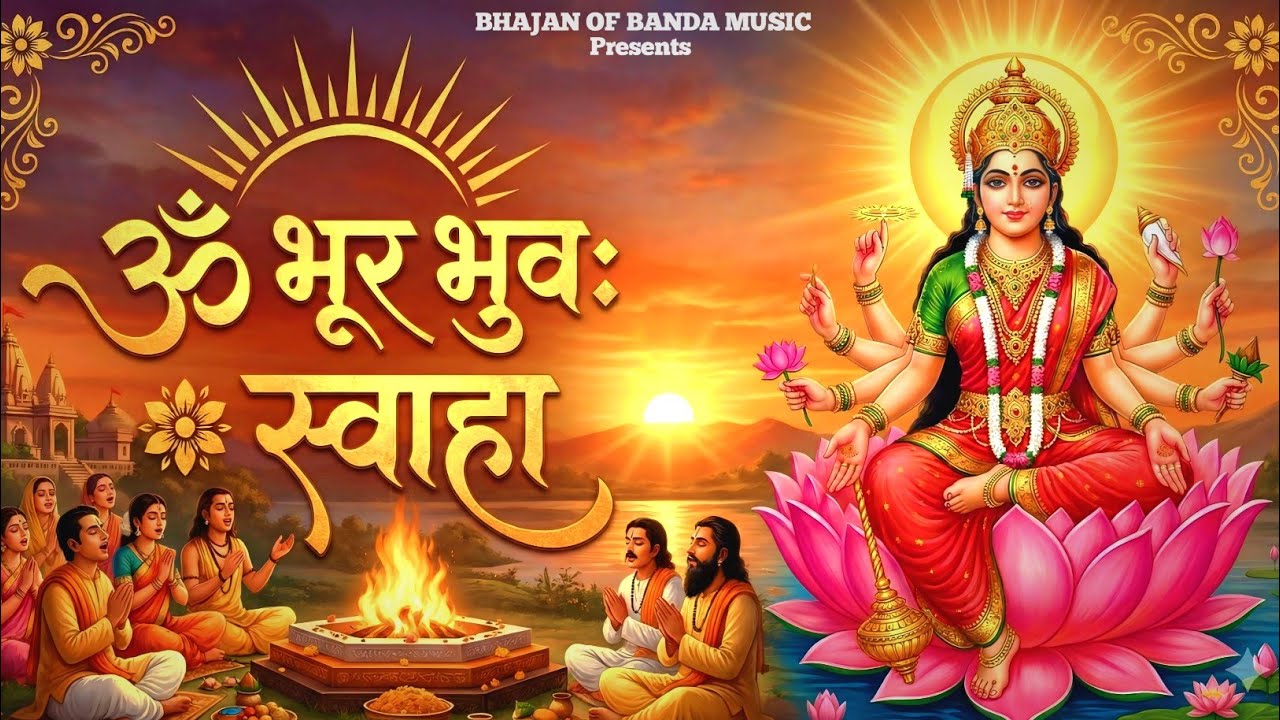 गायत्री माँ भजन गीत रूप | Gayatri Mantra | Famous Powerful Gayatri Mantra | Om Bhur Bhuva Swaha