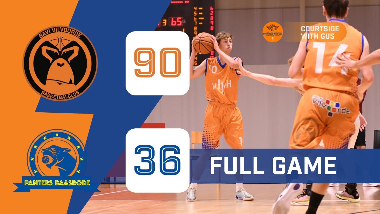 U21 Bavi Vilvoorde vs Panters Baasrode: 90-36 (Beker van Vlaanderen 🏆)