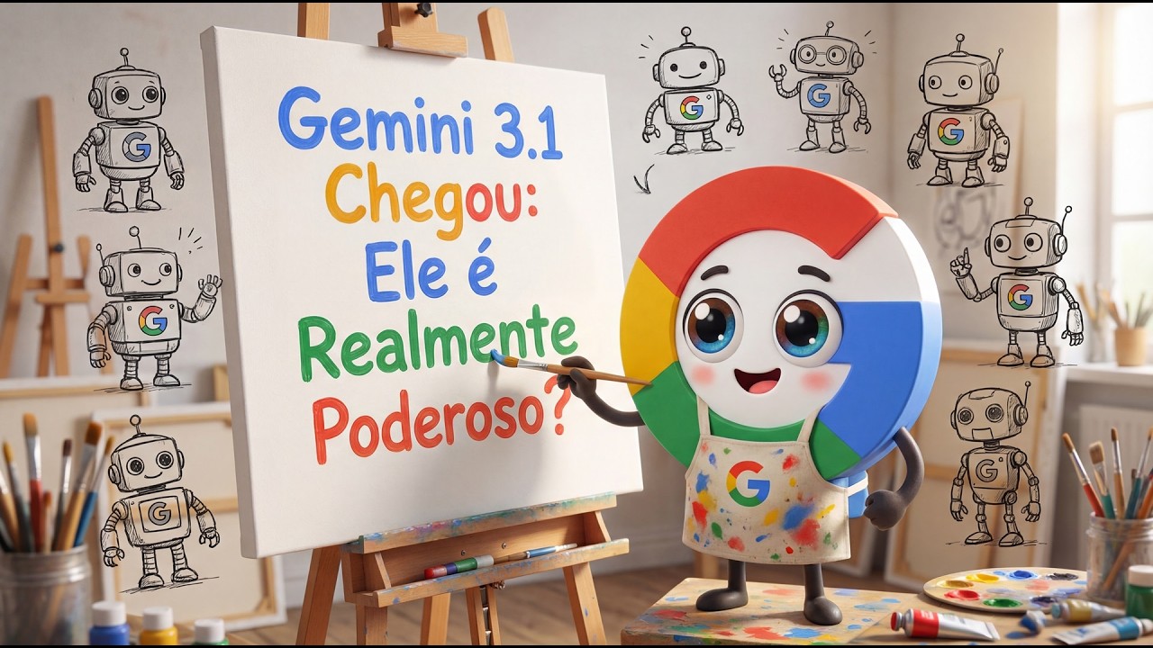 GEMINI 3.1 PRO CHEGOU - GOOGLE VENCEU DE NOVO? É MELHOR QUE O CLAUDE OPUS E O GPT 5?